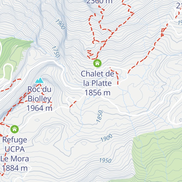 Map of Refuge du Plan de la Lai