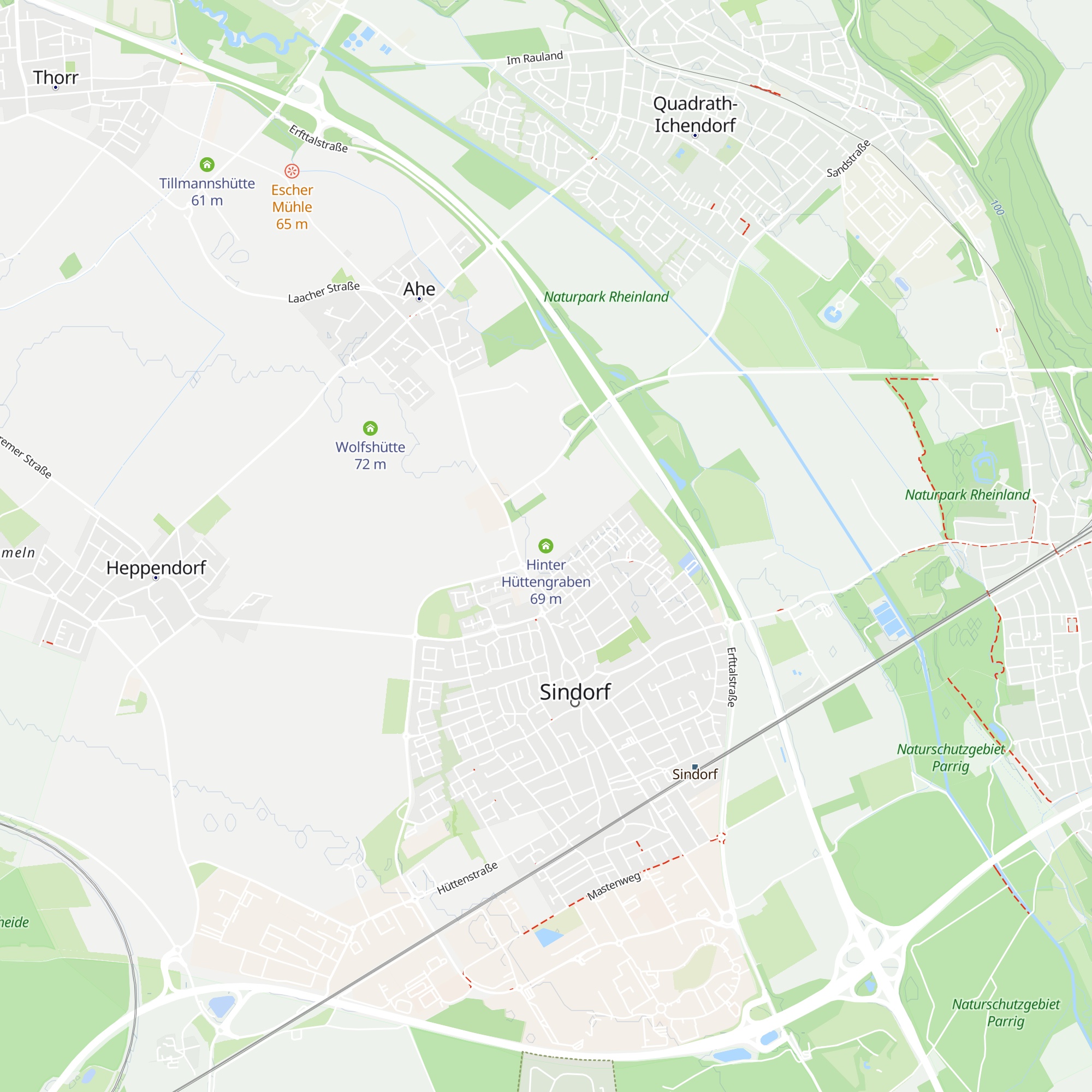 Hinter Hüttengraben map