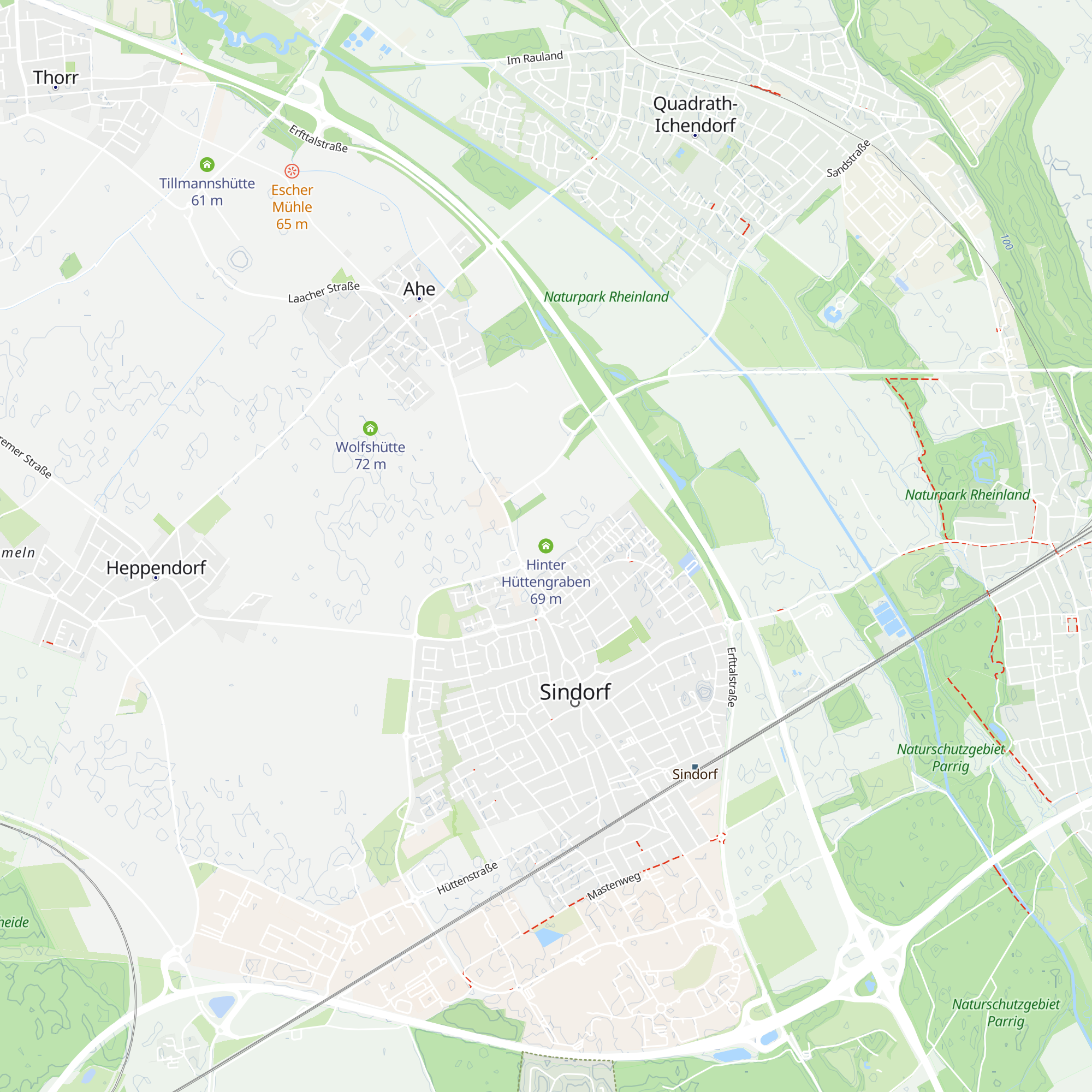 Hinter Hüttengraben map