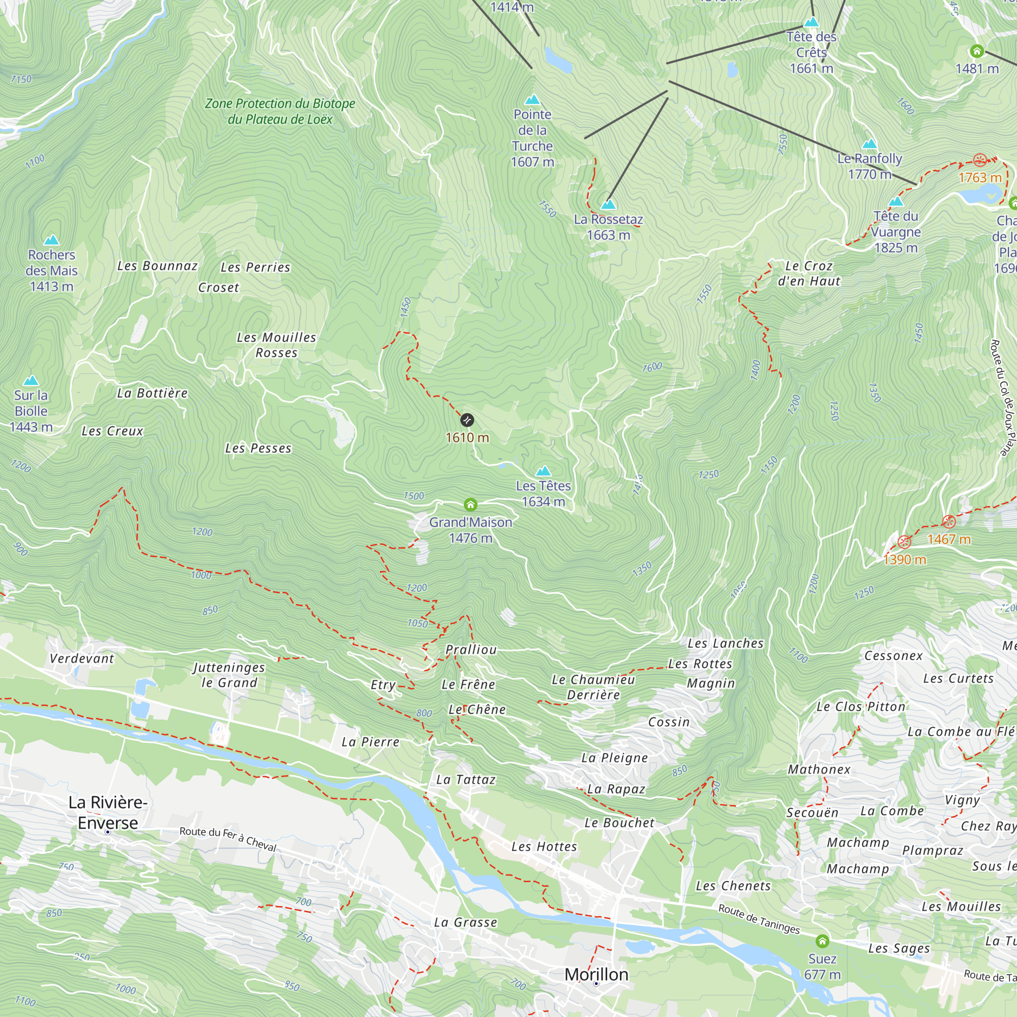 Le Pré du Four map