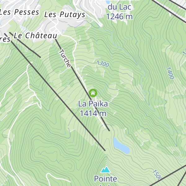 Map of La Païka