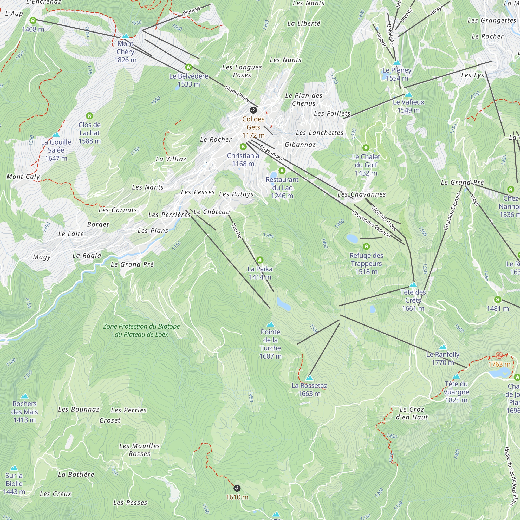 La Païka map