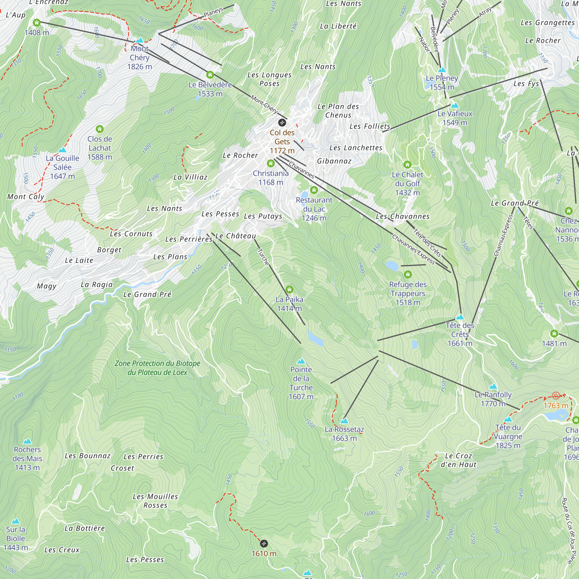 La Païka map