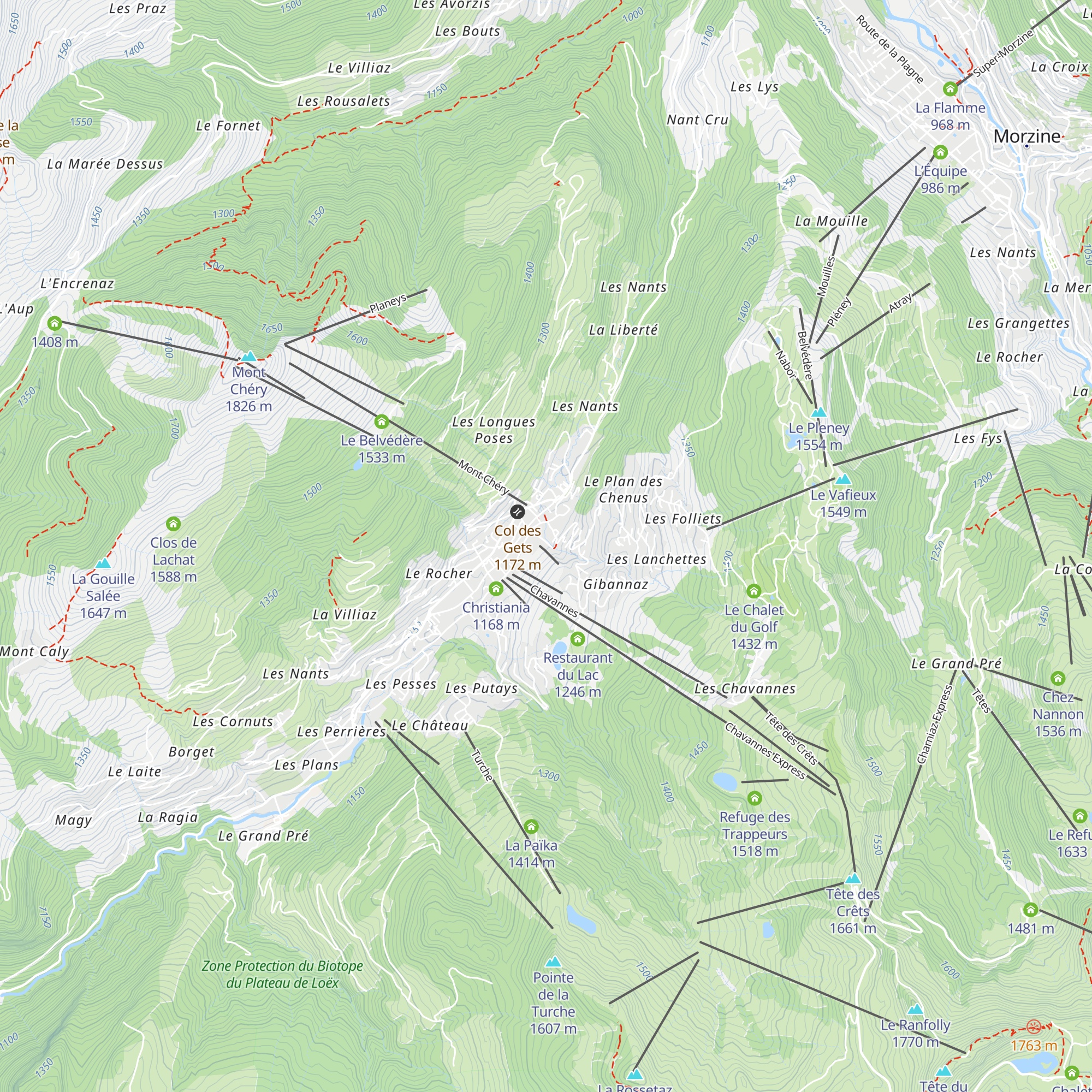 Folies Indiennes map