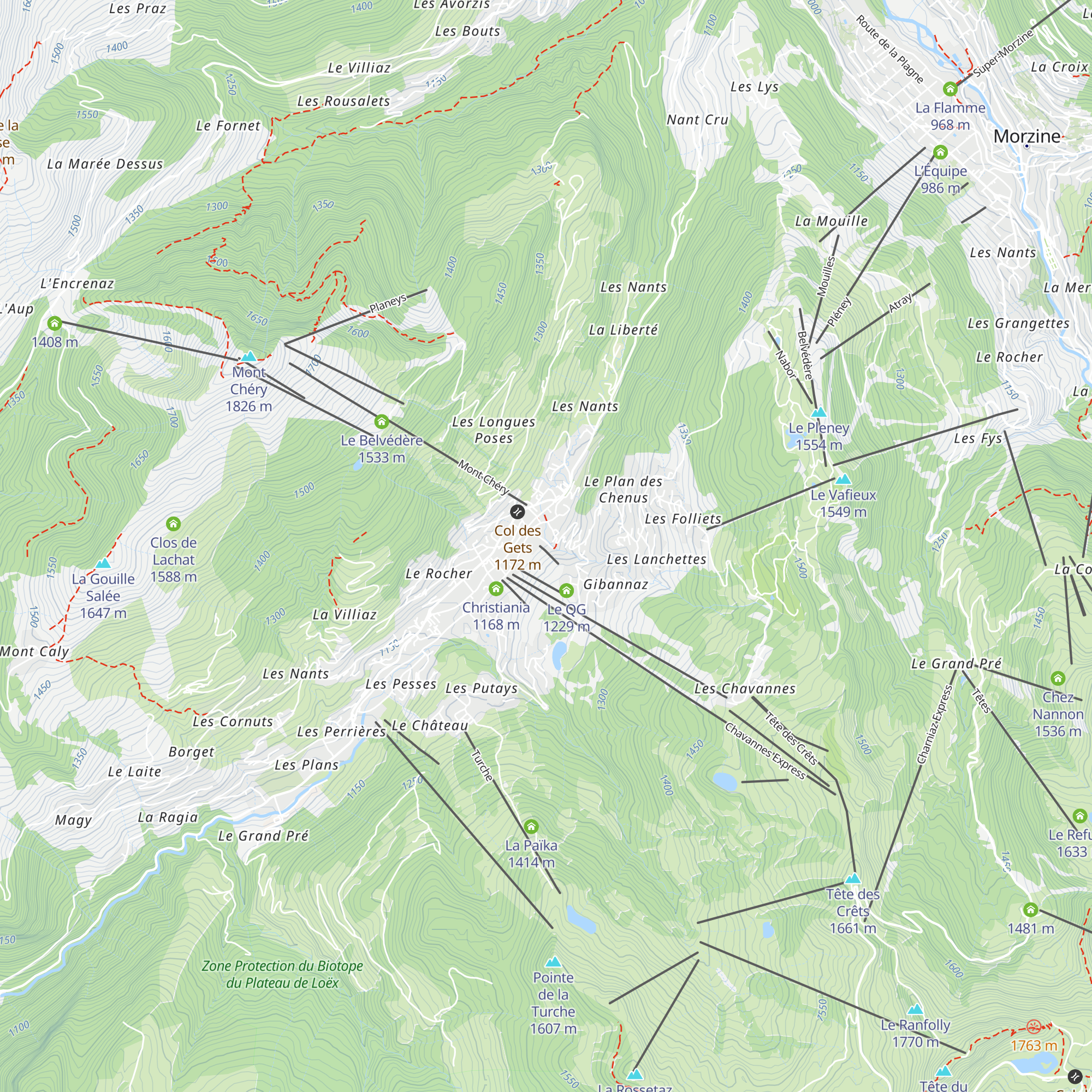 Folies Indiennes map