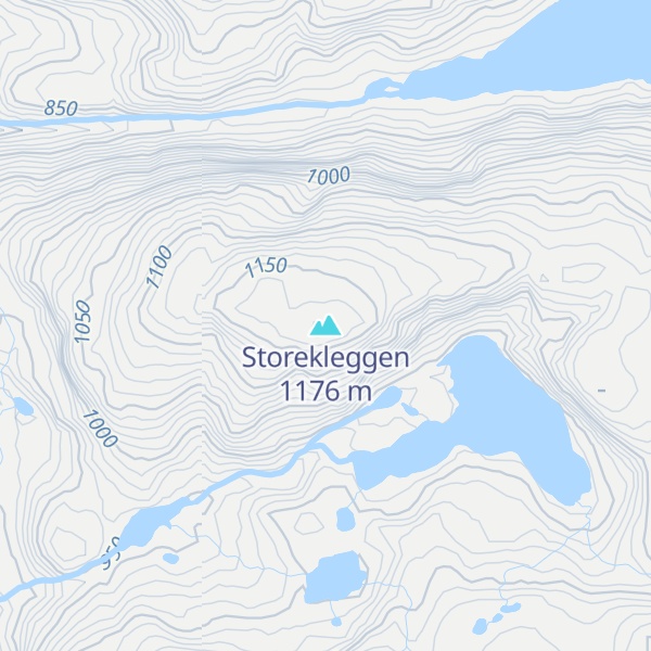 Map of Storekleggen