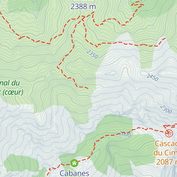 Map of Cabane de Pra Joli