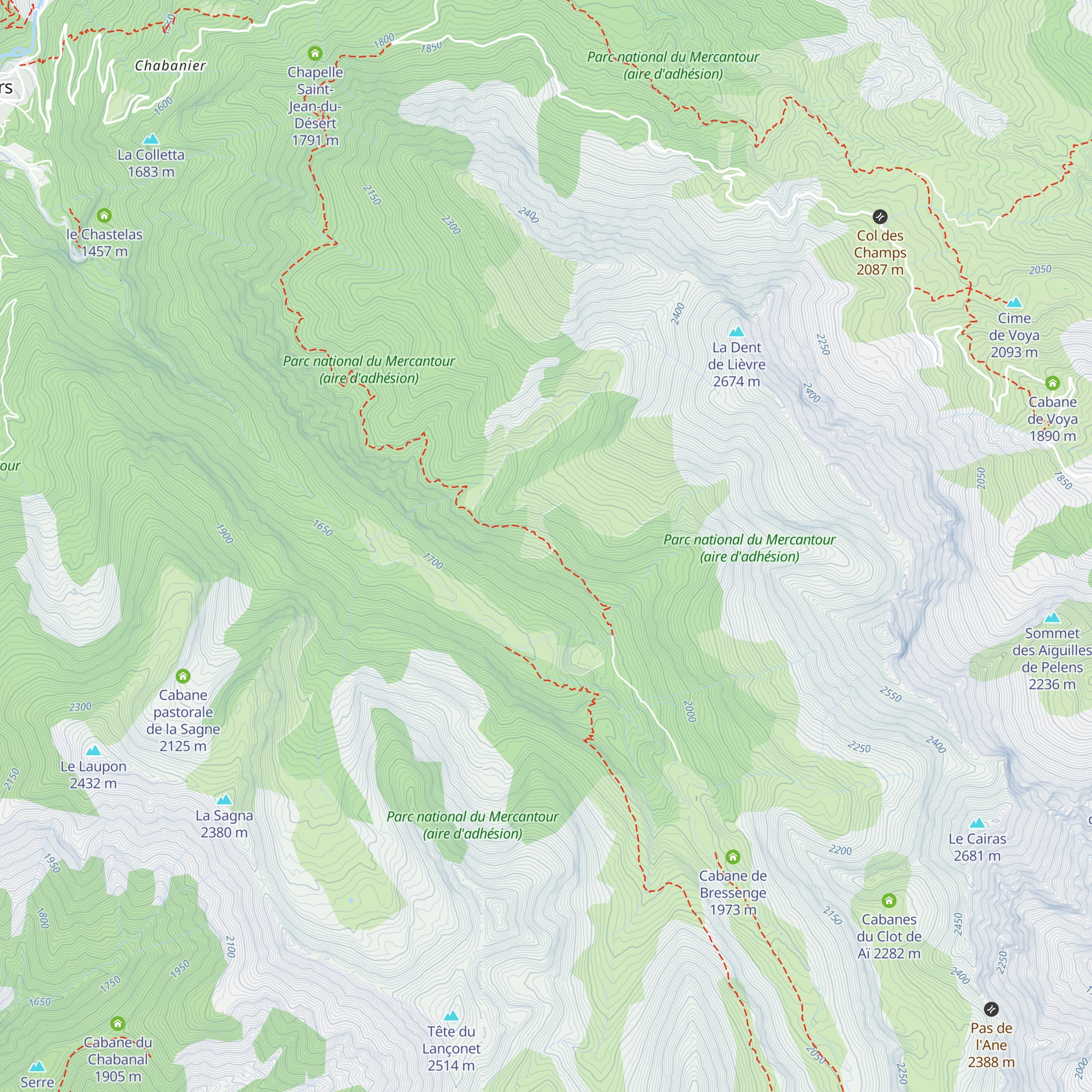 Cab de Grand Paul map