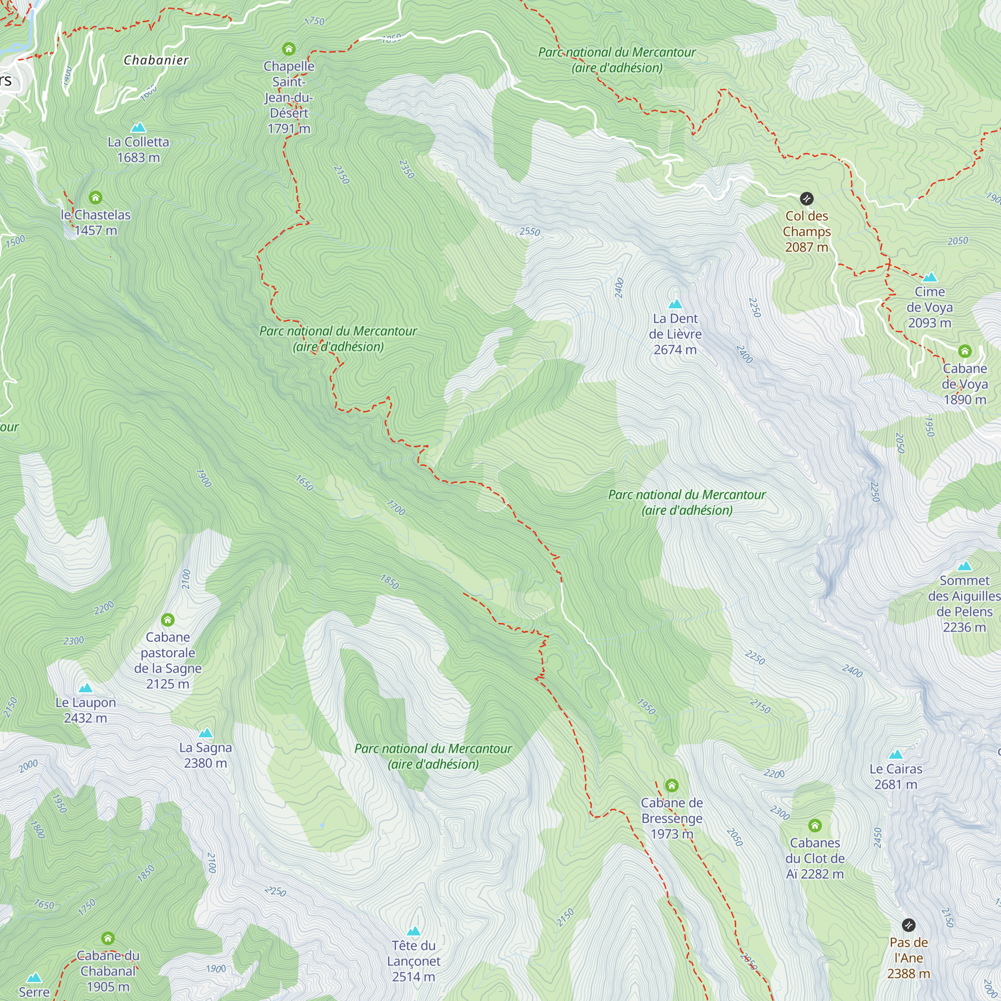 Cab de Grand Paul map
