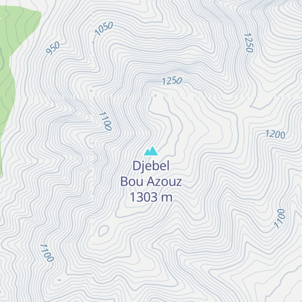 Map of Djebel Bou Azouz