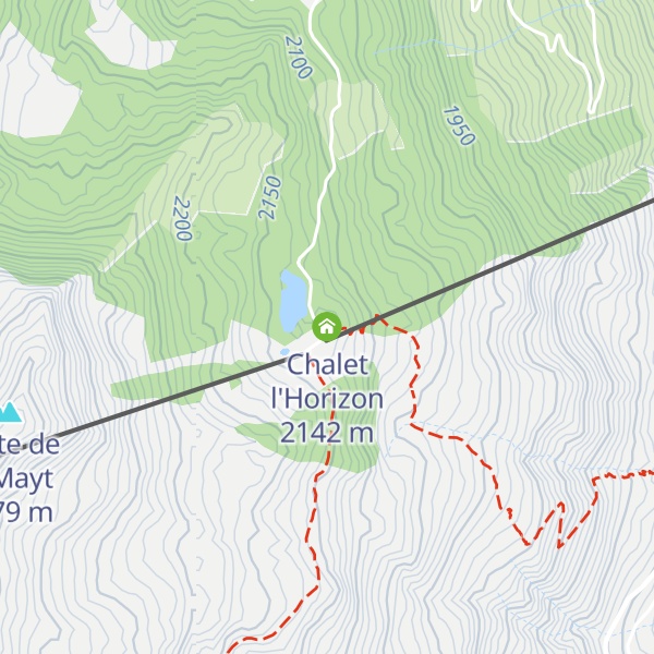 Map of Chalet l'Horizon