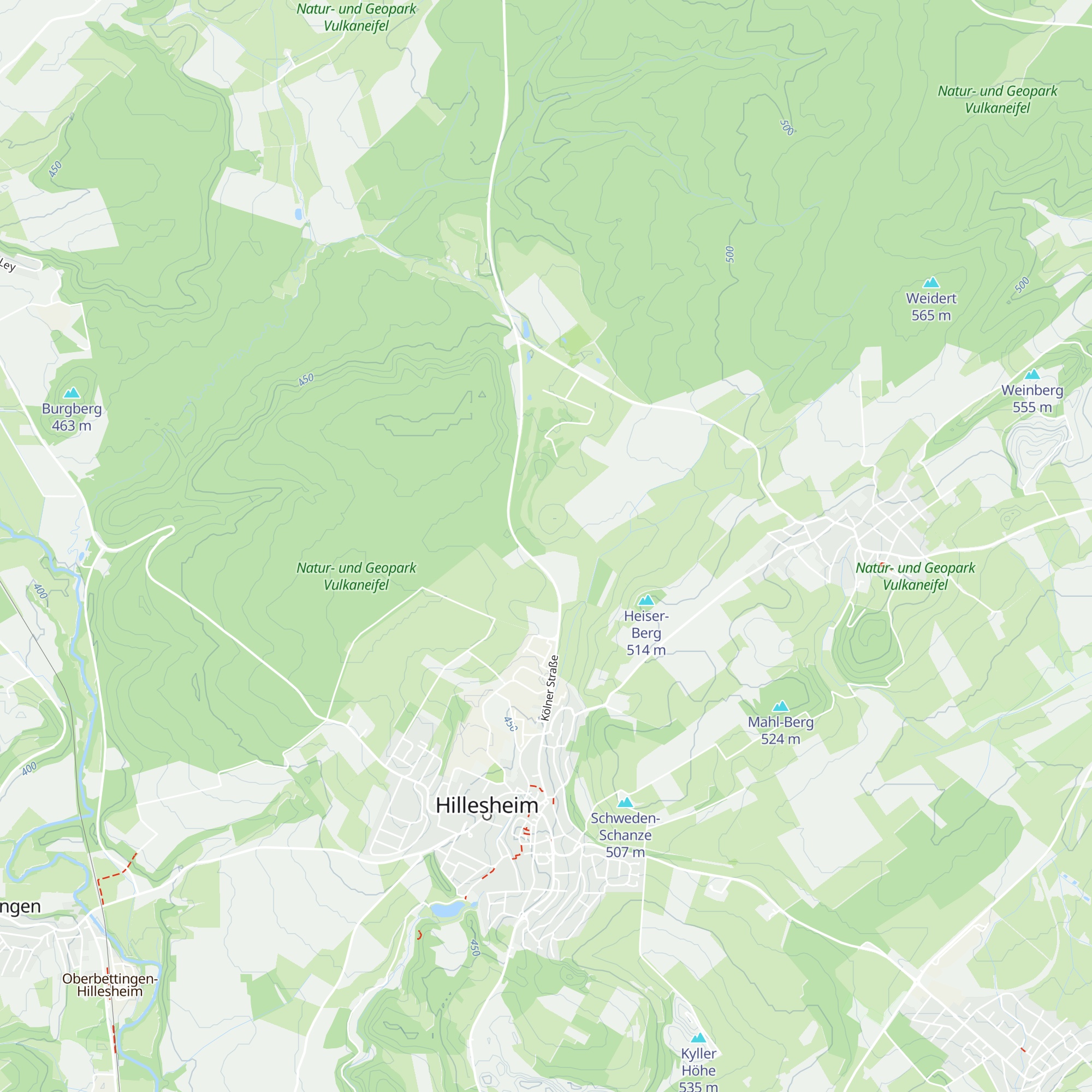 Schutzhütte Golfclub Berndorf map