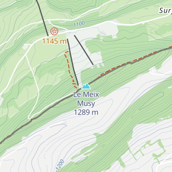 Map of Le Meix Musy