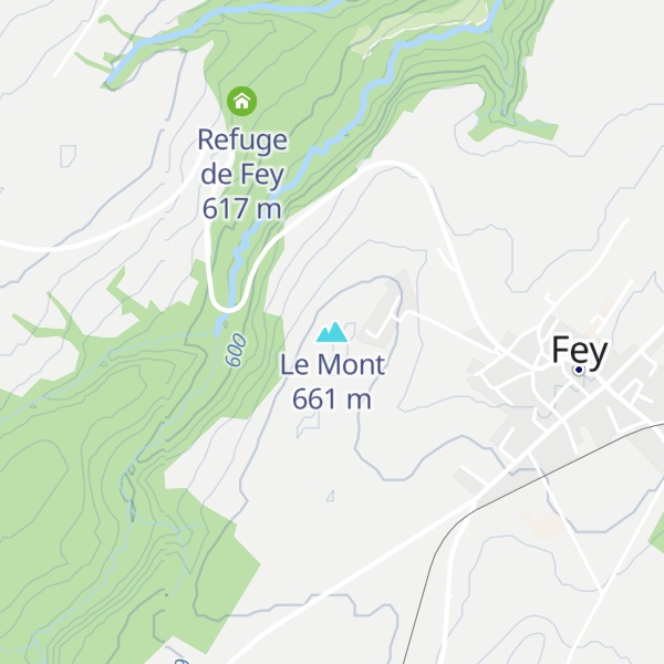 Map of Le Mont