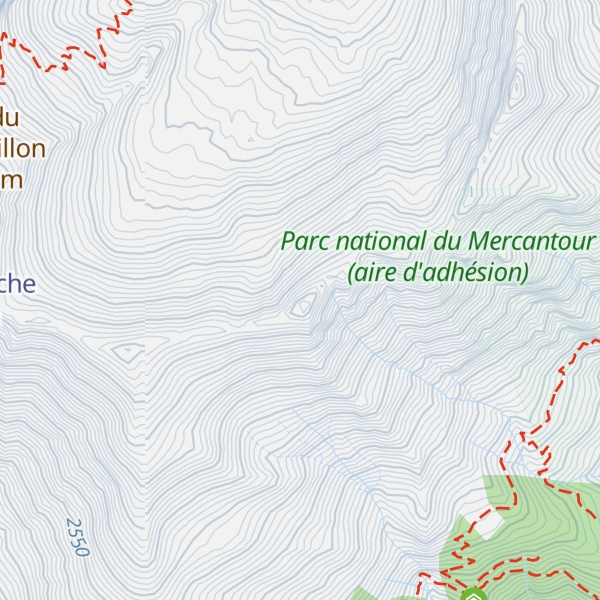 Map of Tête de Frusta