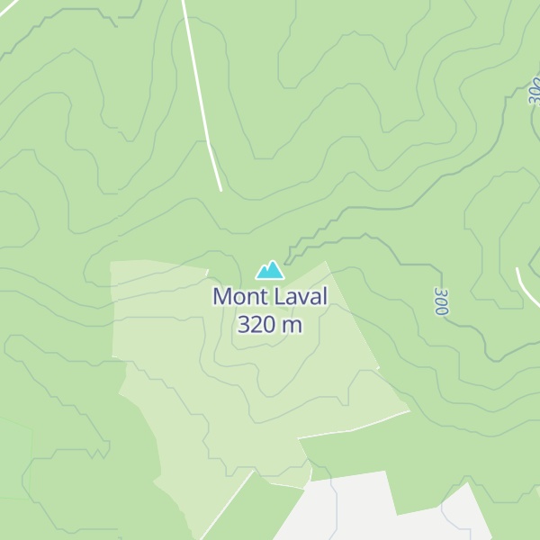 Map of Mont Laval