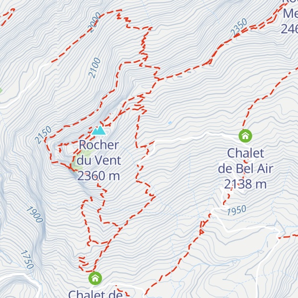 Map of Chalet de la Lauze