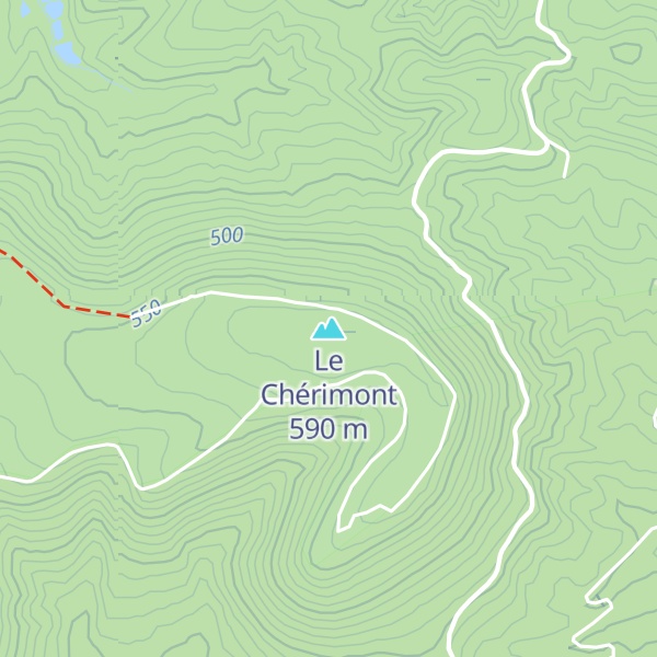 Map of Le Chérimont