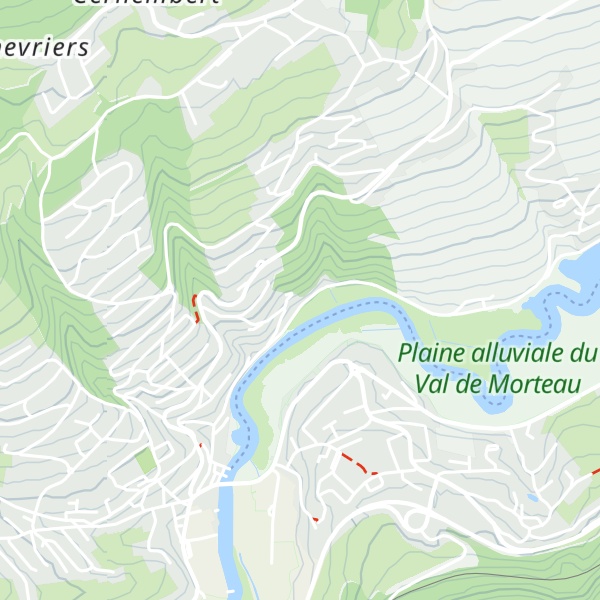 Map of Gîte Sous les Roches