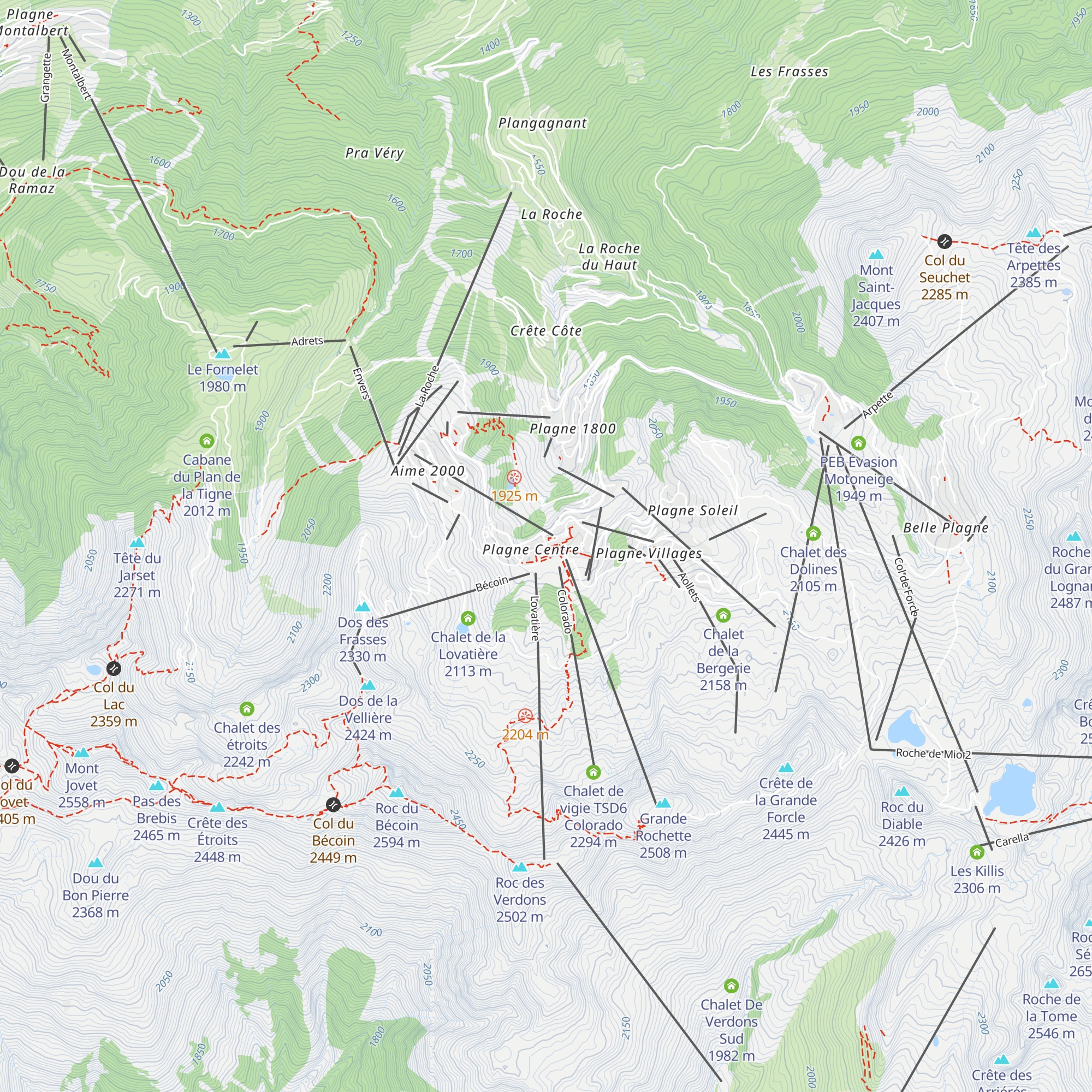 La Joya map