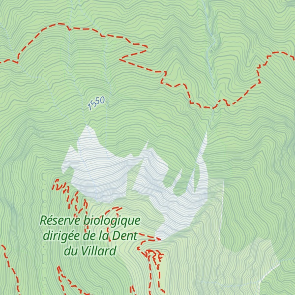 Map of Petite Dent