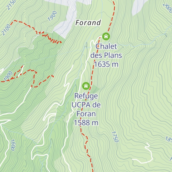 Map of Refuge UCPA de Foran
