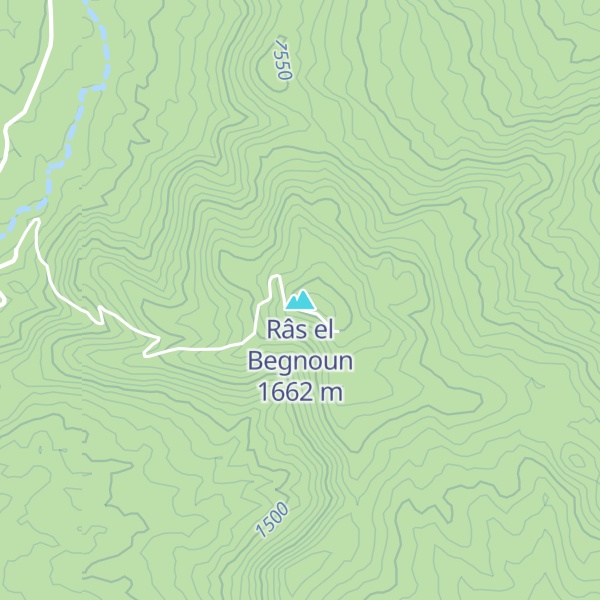 Map of Râs el Begnoun