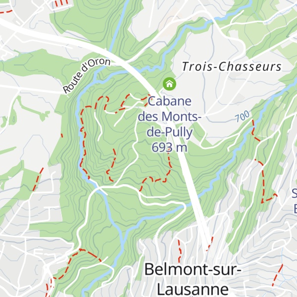 Map of Refuge de Chenaulaz