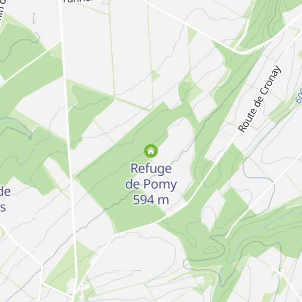 Map of Refuge de Pomy