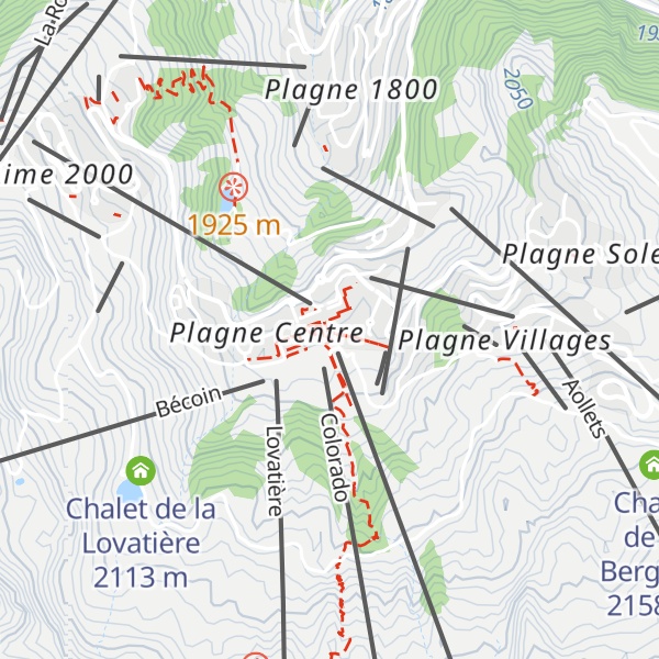 Map of Le Vega - Brasserie - Pizzeria