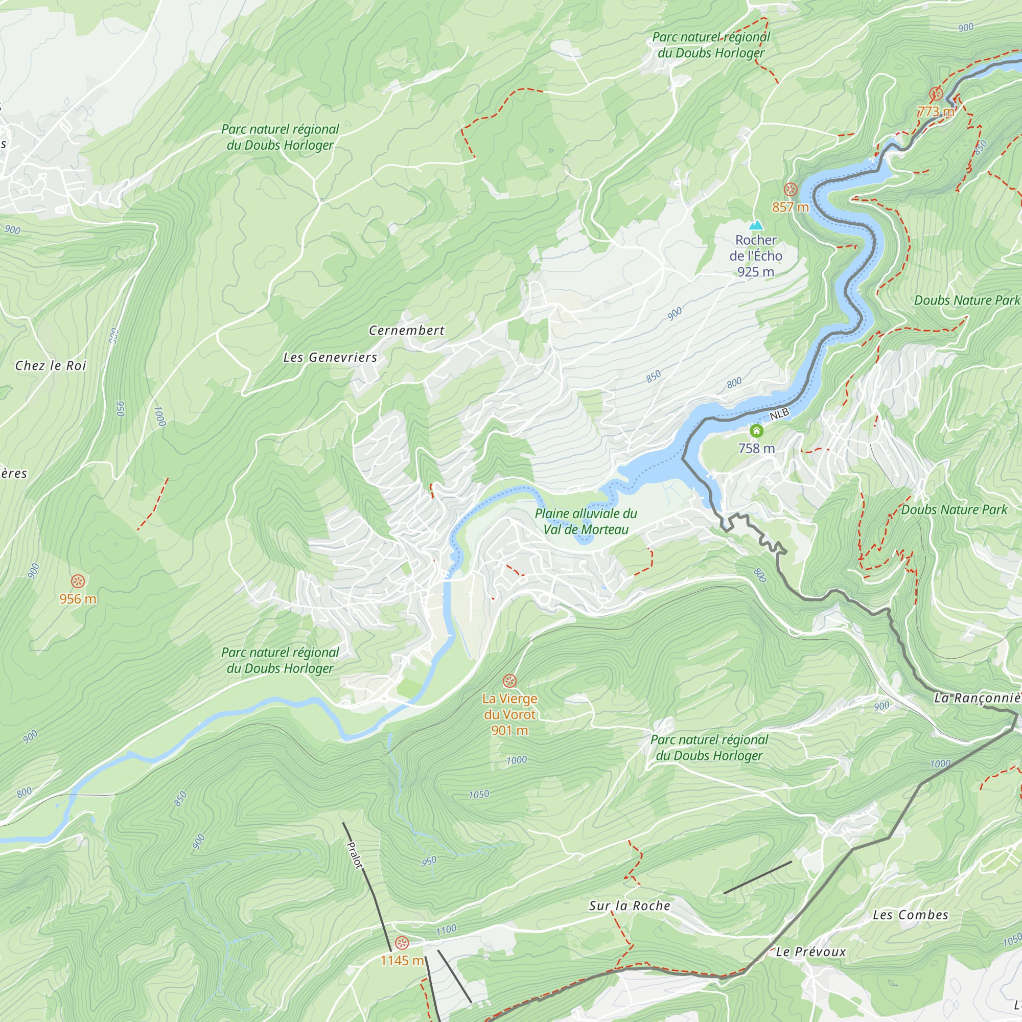 Gîte des Randonneurs Clos Rondot map