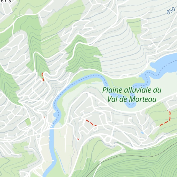 Map of Gîte des Randonneurs Clos Rondot