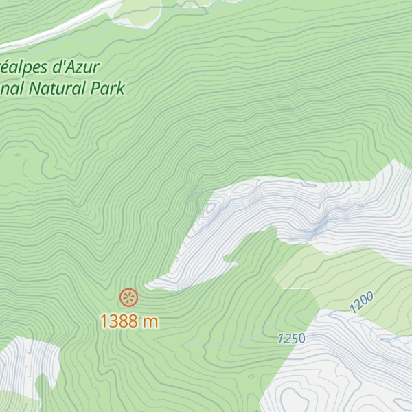 Map of Le Pic sans Nom