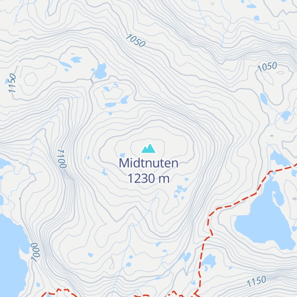 Map of Midtnuten