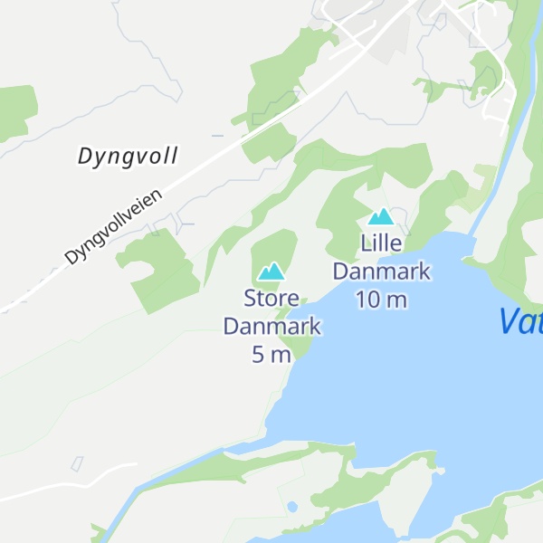 Map of Store Danmark