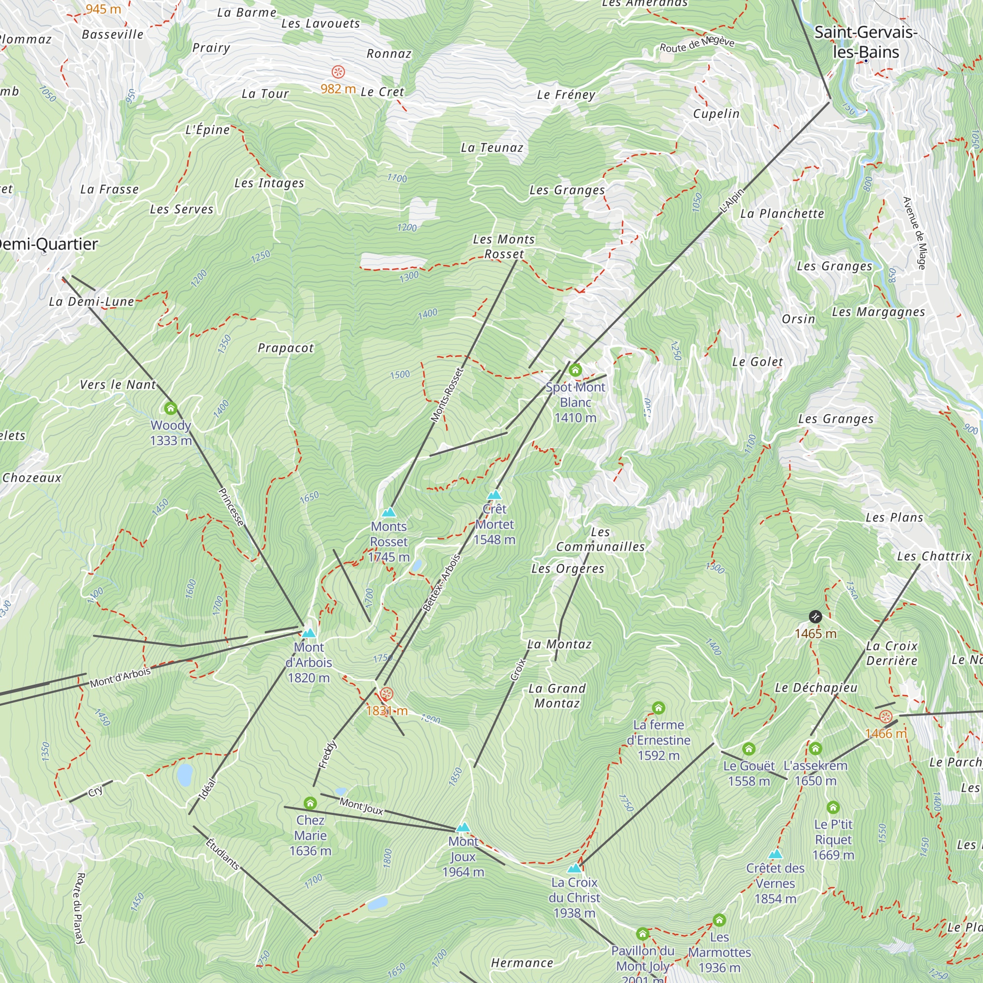 La cabane à Leo map