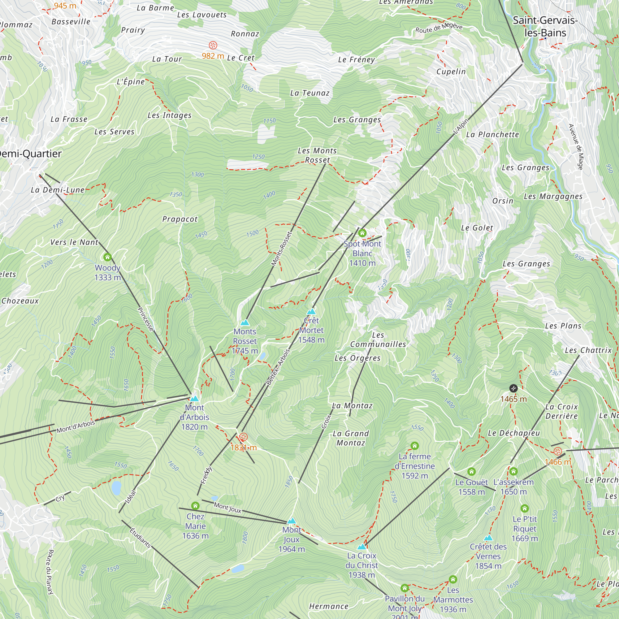 La cabane à Leo map