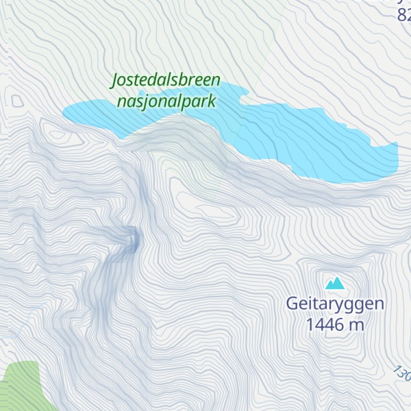 Map of Fjellstølsnipa