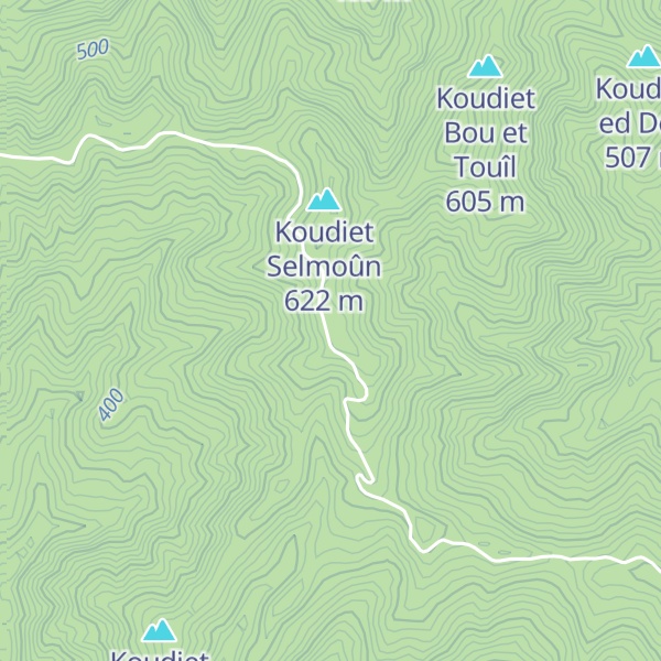 Map of Koudiet el Mohrât