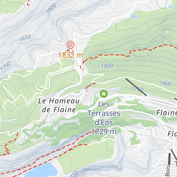 Map of Cabane de la FMG