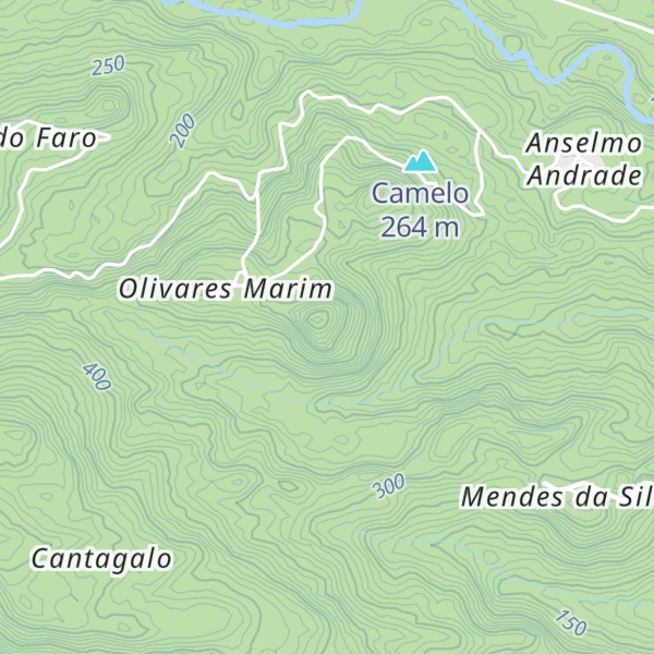 Map of Pico Mizambú