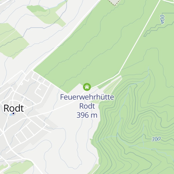 Map of Feuerwehrhütte Rodt