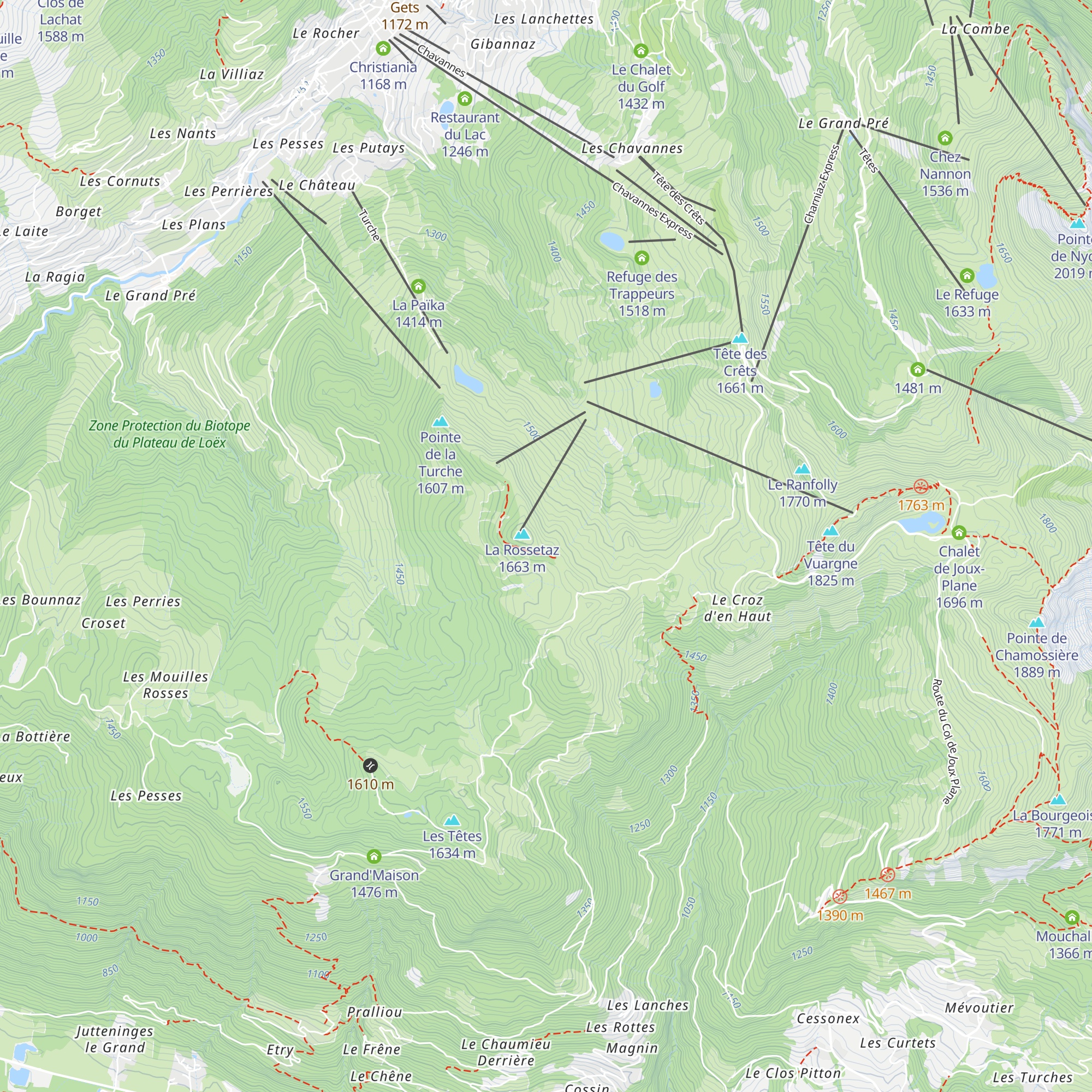 Le Mouflon map