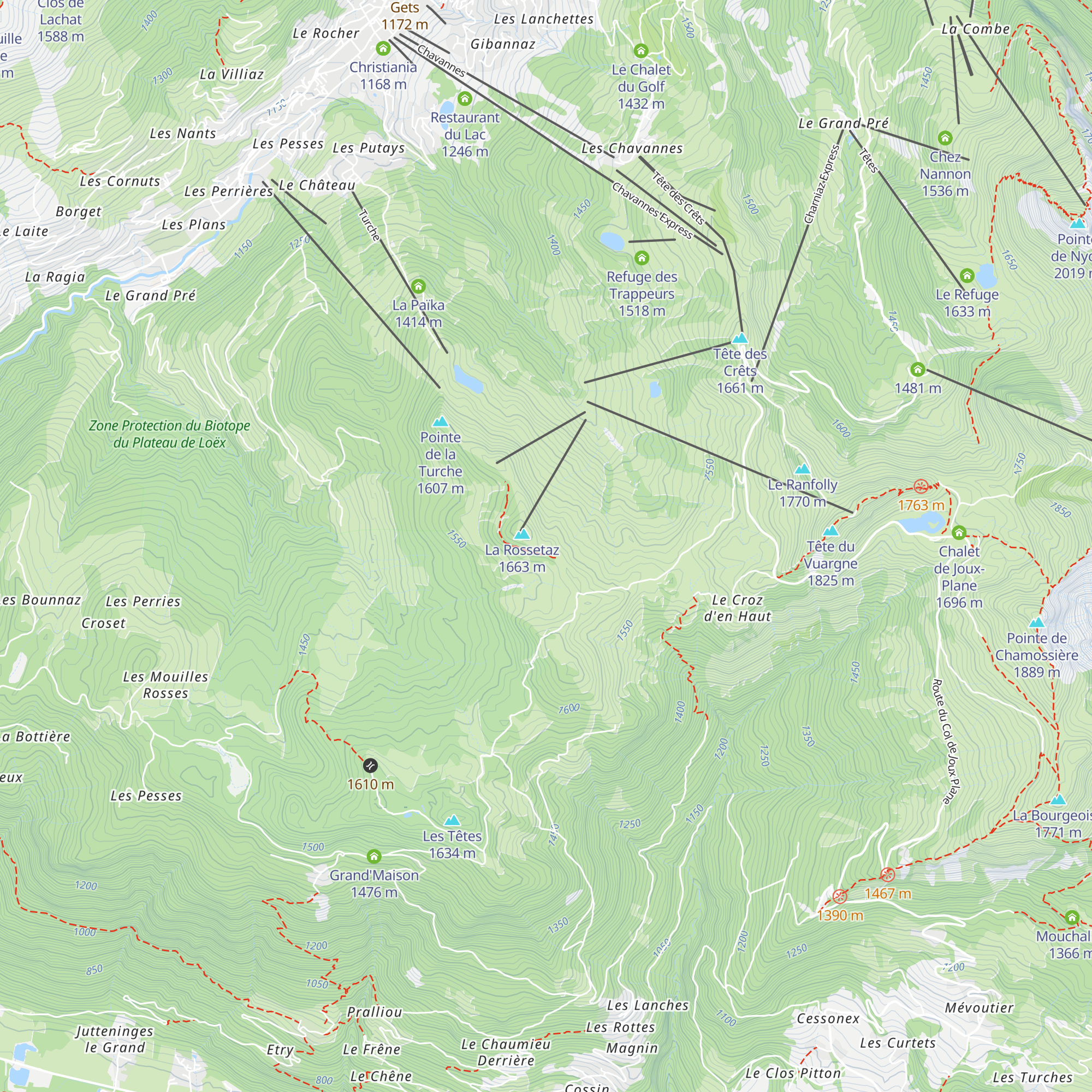Le Mouflon map