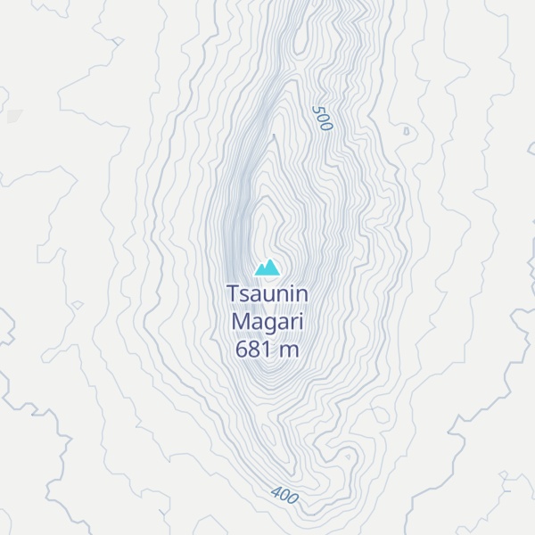 Map of Tsaunin Magari