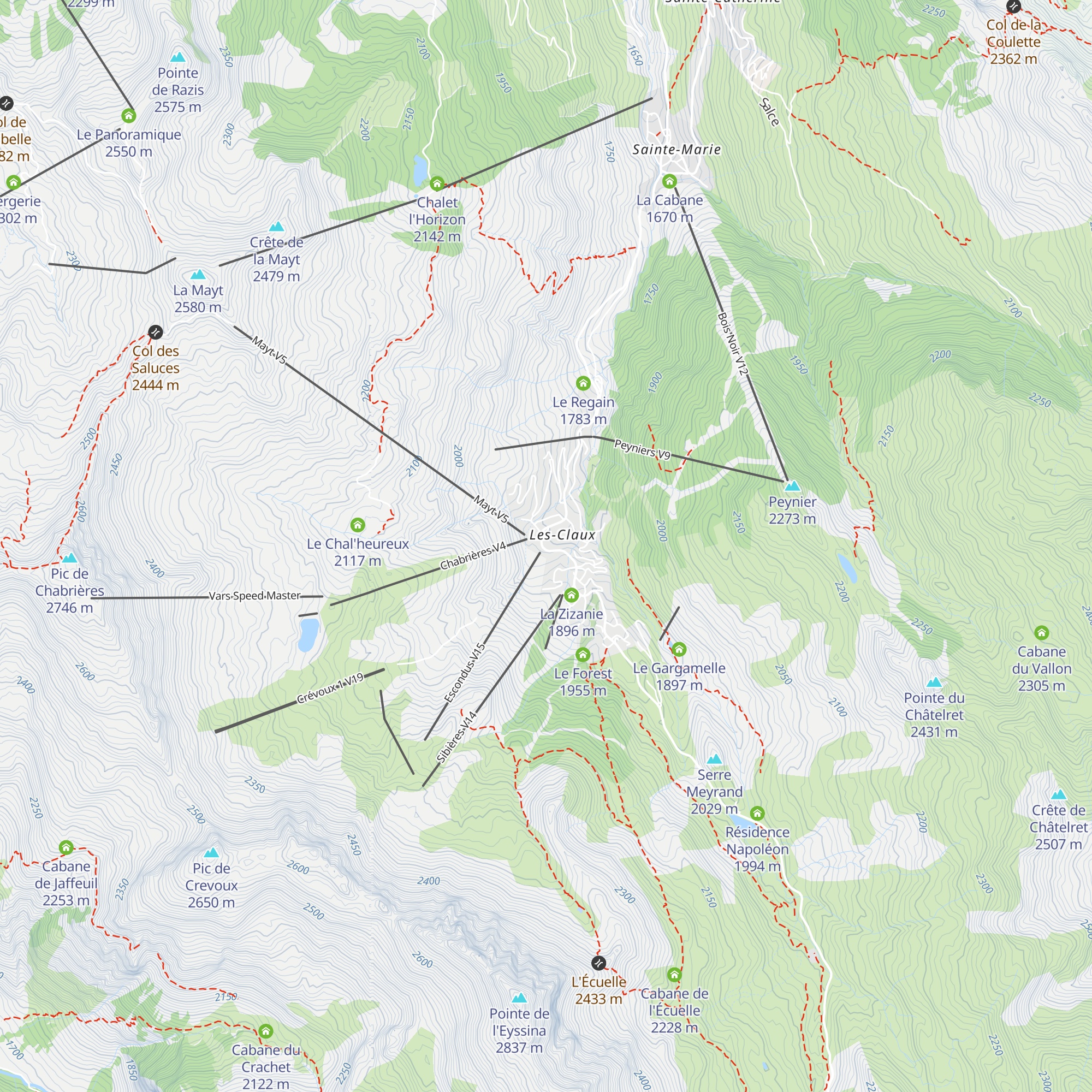 Le Mouton Noir map