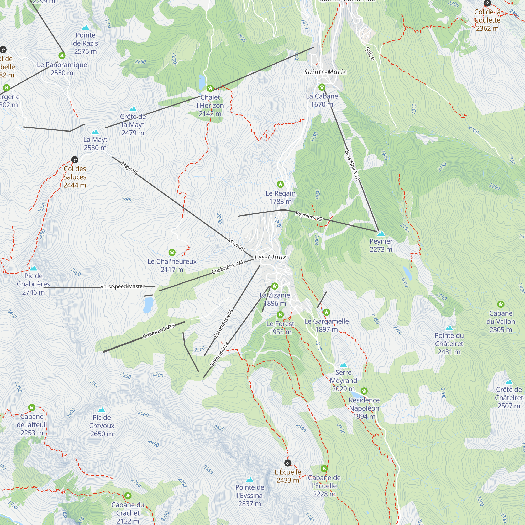 Le Mouton Noir map