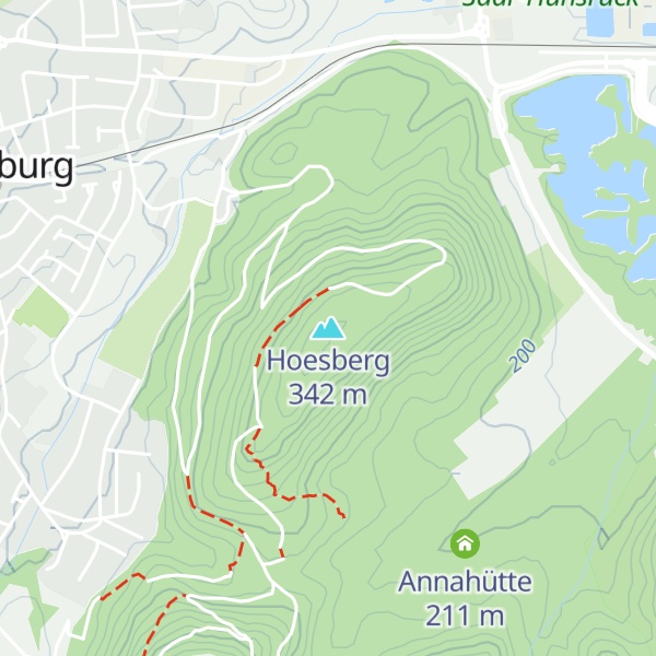Map of Hoesberg
