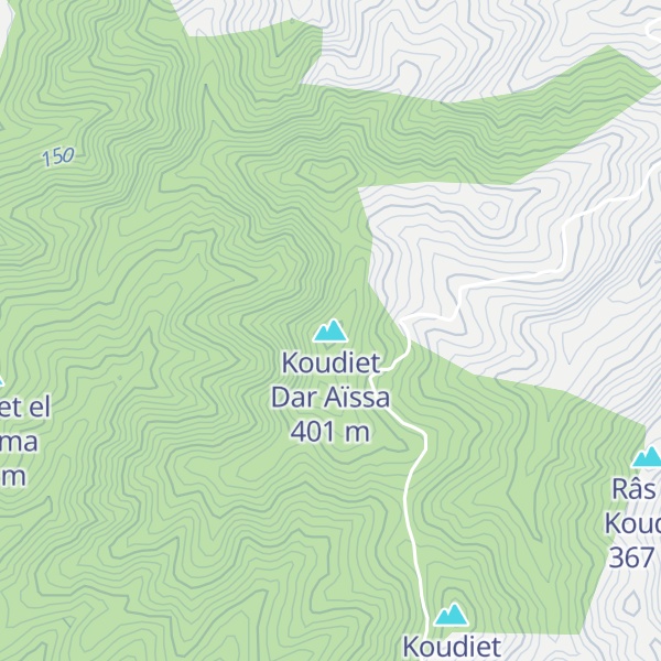 Map of Koudiet Dar Aïssa