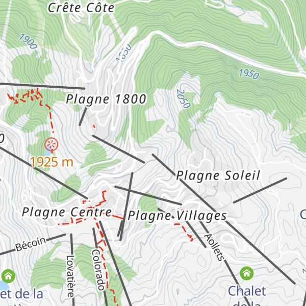 Map of Cabane d'exploitation